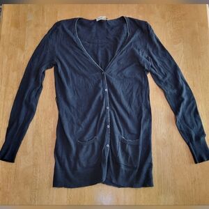 Old Navy black sparkle lined cardigan